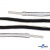 Шнурки #4-27, круглые 130 см, двухцветные (черно/белый) - купить в Кирове. Цена: 47.04 руб.