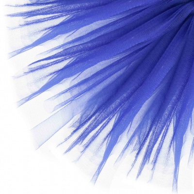 Фатин матовый 16-101, 12 гр/м2, шир.300см, цвет т.синий - купить в Кирове. Цена 100.92 руб.