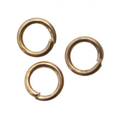 Кольцо  соединительное для бижутерии 4 мм, цв.-золото - купить в Кирове. Цена: 0.41 руб.