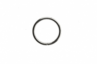 Кольцо металлическое d-15 мм, цв.-никель - купить в Кирове. Цена: 2.45 руб.