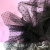 Евро-фатин горох, 100% полиэфир, 15 г/м2, 150 см. 16-167/черный - купить в Кирове. Цена 241.13 руб.