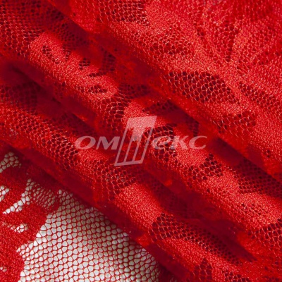Кружевное полотно стрейч 15A29/RED, 105 гр/м2, шир.155см - купить в Кирове. Цена 2 101.46 руб.