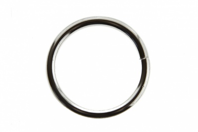 Кольцо металлическое d-3 х 32 мм, цв.-никель - купить в Кирове. Цена: 3.92 руб.
