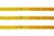 Пайетки "ОмТекс" на нитях, CREAM, 6 мм С / упак.73+/-1м, цв. 92 - золото - купить в Кирове. Цена: 484.77 руб.