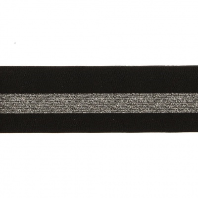 #2/6-Лента эластичная вязаная с рисунком шир.52 мм (45,7+/-0,5 м/бобина) - купить в Кирове. Цена: 69.33 руб.