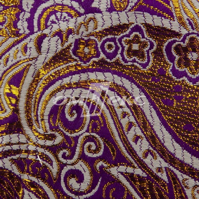 Ткань костюмная жаккард №9, 140 гр/м2, шир.150см, цвет фиолет - купить в Кирове. Цена 387.20 руб.