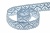 Тесьма кружевная 0621-1346А, шир. 13 мм/уп. 20+/-1 м, цвет 132-голубой - купить в Кирове. Цена: 569.26 руб.
