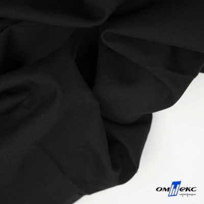 Ткань костюмная "Матте" 80% P, 16% R, 4% S, 170 г/м2, шир.150 см, цв-черный #1 - купить в Кирове. Цена 376.70 руб.