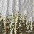 Трикотажное полотно, Сетка с пайетками, шир.130 см, #315, цв.-белый/золото - купить в Кирове. Цена 693.39 руб.