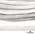 Шнур плетеный d-8 мм плоский, 70% хлопок 30% полиэстер, уп.85+/-1 м, цв.1018-белый - купить в Кирове. Цена: 735 руб.