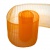 Лента капроновая "Гофре", шир. 110 мм/уп. 50 м, цвет оранжевый - купить в Кирове. Цена: 26.93 руб.