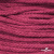 Шнур плетеный d-6 мм, 70% хлопок 30% полиэстер, уп.90+/-1 м, цв.1068-фуксия - купить в Кирове. Цена: 588 руб.