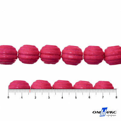 0309-Бусины деревянные "ОмТекс", 16 мм, упак.50+/-3шт, цв.023-розовый - купить в Кирове. Цена: 62.22 руб.