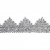 Тесьма металлизированная 0384-0240, шир. 40 мм/уп. 25+/-1 м, цвет серебро - купить в Кирове. Цена: 490.74 руб.
