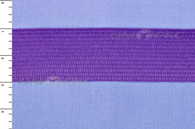 Окантовочная тесьма №0225, шир. 22 мм (в упак. 100 м), цвет фиолет - купить в Кирове. Цена: 271.60 руб.