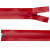 Молния водонепроницаемая PVC Т-7, 60 см, разъемная, цвет (820) красный - купить в Кирове. Цена: 49.39 руб.