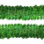 Тесьма с пайетками D4, шир. 30 мм/уп. 25+/-1 м, цвет зелёный - купить в Кирове. Цена: 1 087.39 руб.