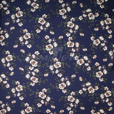 Плательная ткань "Фламенко" 3.2, 80 гр/м2, шир.150 см, принт растительный - купить в Кирове. Цена 239.03 руб.