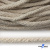 Шнур плетеный d-6 мм круглый, 70% хлопок 30% полиэстер, уп.90+/-1 м, цв.1077-лён - купить в Кирове. Цена: 588 руб.