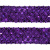 Тесьма с пайетками 12, шир. 35 мм/уп. 25+/-1 м, цвет фиолет - купить в Кирове. Цена: 1 308.30 руб.