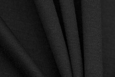 Трикотаж "Grange" BLACK 1# (2,38м/кг), 280 гр/м2, шир.150 см, цвет чёрно-серый - купить в Кирове. Цена 870.01 руб.