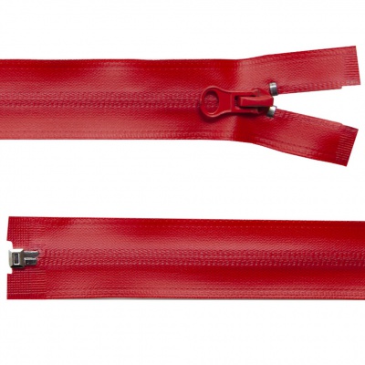 Молния водонепроницаемая PVC Т-7, 90 см, разъемная, цвет (820) красный - купить в Кирове. Цена: 61.18 руб.