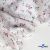 Ткань Муслин принт, 100% хлопок, 125 гр/м2, шир. 140 см, #2308 цв. 6 белый с цветком - купить в Кирове. Цена 413.11 руб.