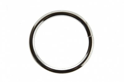 Кольцо металлическое d-32 мм, цв.-никель - купить в Кирове. Цена: 3.54 руб.