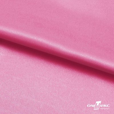 Поли креп-сатин 15-2215, 125 (+/-5) гр/м2, шир.150см, цвет розовый - купить в Кирове. Цена 155.57 руб.