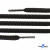 Шнурки #106-09, круглые 130 см, цв.чёрный - купить в Кирове. Цена: 21.92 руб.