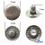 Кнопка металлическая "Альфа" с пружиной, 15 мм (уп. 720+/-20 шт), цвет никель - купить в Кирове. Цена: 1 466.73 руб.