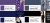 Костюмная ткань "Элис" 18-3921, 200 гр/м2, шир.150см, цвет голубика - купить в Кирове. Цена 306.20 руб.