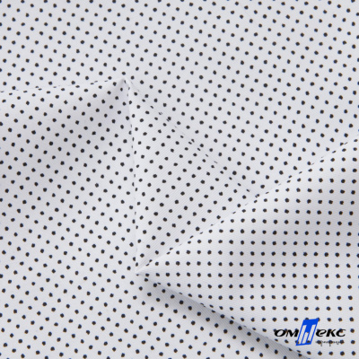 Ткань сорочечная Этна, 120 г/м2, 58% пэ,42% хл, (арт.112) принтованная, шир.150 см, горох - купить в Кирове. Цена 356.25 руб.