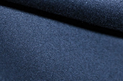 Ткань костюмная 8874/3, цвет темно-синий, 100% полиэфир - купить в Кирове. Цена 433.60 руб.