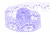 Тесьма кружевная 0621-2063, шир. 40 мм/уп. 20+/-1 м, цвет 107-фиолет - купить в Кирове. Цена: 933.93 руб.