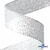 Лента металлизированная "ОмТекс", 25 мм/уп.22,8+/-0,5м, цв.- серебро - купить в Кирове. Цена: 96.64 руб.
