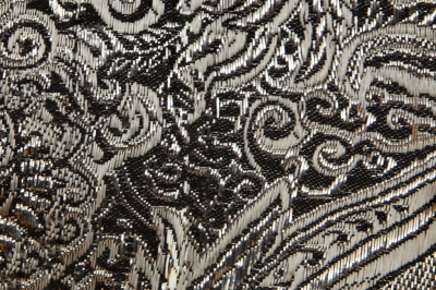 Ткань костюмная жаккард №11, 140 гр/м2, шир.150см, цвет тем.серебро - купить в Кирове. Цена 383.29 руб.