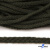 Шнур плетеный d-6 мм круглый, 70% хлопок 30% полиэстер, уп.90+/-1 м, цв.1075-хаки - купить в Кирове. Цена: 588 руб.