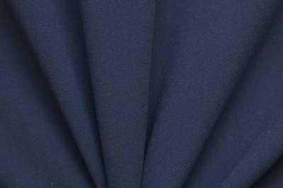 Костюмная ткань с вискозой "Бриджит", 210 гр/м2, шир.150см, цвет т.синий - купить в Кирове. Цена 570.73 руб.