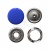 Кнопка рубашечная (закрытая) 9,5мм - эмаль, цв.168 - голубой - купить в Кирове. Цена: 4.77 руб.