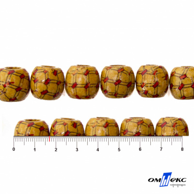 0189-Бусины деревянные "ОмТекс", 17 мм, упак.50+/-3шт - купить в Кирове. Цена: 83.66 руб.