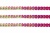Пайетки "ОмТекс" на нитях, CREAM, 6 мм С / упак.73+/-1м, цв. 89 - розовый - купить в Кирове. Цена: 468.37 руб.