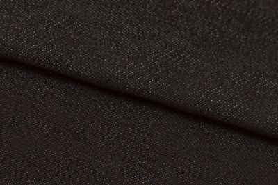 Ткань джинсовая №96, 160 гр/м2, шир.148см, цвет чёрный - купить в Кирове. Цена 350.42 руб.