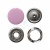 Кнопка рубашечная (закрытая) 9,5мм - эмаль, цв.003 - розовый - купить в Кирове. Цена: 5.74 руб.