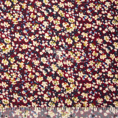 Плательная ткань "Софи" 5.1, 75 гр/м2, шир.150 см, принт растительный - купить в Кирове. Цена 243.96 руб.
