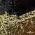 Трикотажное полотно, Сетка с пайетками, шир.130 см, #315, цв.-чёрный/золото - купить в Кирове. Цена 693.39 руб.