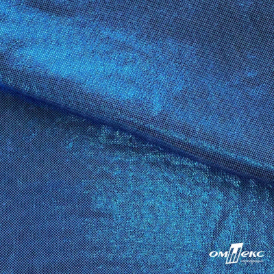 Трикотажное полотно голограмма, шир.140 см, #602 -голубой/голубой - купить в Кирове. Цена 385.88 руб.
