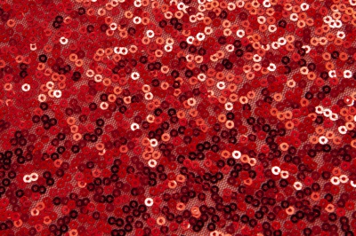 Сетка с пайетками №18, 188 гр/м2, шир.130см, цвет красный - купить в Кирове. Цена 371 руб.