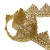Тесьма металлизированная 0384-0240, шир. 40 мм/уп. 25+/-1 м, цвет золото - купить в Кирове. Цена: 490.74 руб.