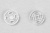 Кнопки пришивные пластиковые 11,5 мм, блистер 24шт, цв.-прозрачные - купить в Кирове. Цена: 59.44 руб.